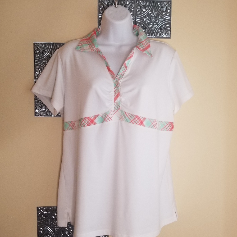 Lady Hagen Golf Polo Hydro Dri Size L